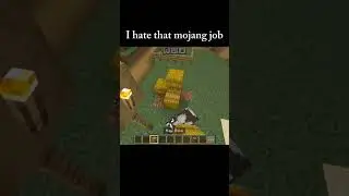 I hate that mojang job 😑 #minecraft #minecraftshorts #shortsfeed #shorts