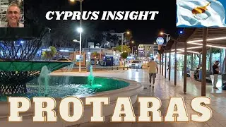 Exploring Protaras Strip Cyprus at Night - A Walk to Remember