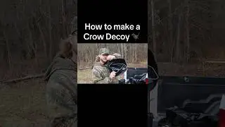 How to make a crow decoy #crowhunting