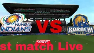 IPL VS PSL Live  mumbai vs Karachi 1st match Live