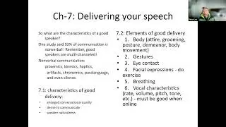 The Natural Speaker, 9th ed. by Peter Lee lecture of Ch. 7 and 10