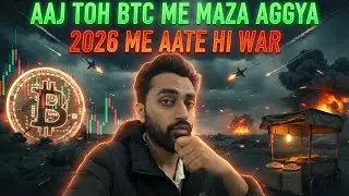 Bitcoin me maza aagya lekin 2026 aate hi war hogya! #war #trump #vlog #vlogs 