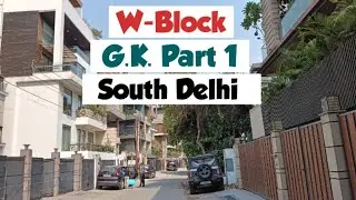 Walking Tour: W Block, GK-1: A Peaceful Oasis in South Delhi. @newdelhibharat