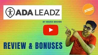 ADA Leadz Review and Bonuses | | In-Depth Review | NO Hype | ⚠️ AWESOME BONUSES ⚠️ ⛔ Don't  Miss ⛔