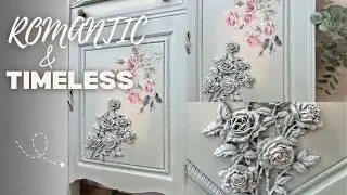 Romantic And Timeless | Nighstand Makeover With Decor Poly&trade;️ And Transfers | Redesign with Prima |