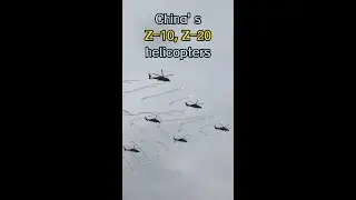 China's Z-10, Z-20 helicopters perform at Tianjin expo