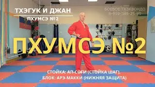 ПХУМСЭ №2 С ПОЯСНЕНИЕМ. Тхэгук-И-Джан (POOMSAE TAEKWONDO WT)