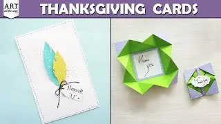 DIY Thanksgiving Card Tutorial 🍁 Easy & Beautiful Handmade Card