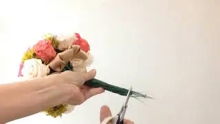 Beautifully finish the back of the bouquet (preserved flower edition)ブーケ裏面を美しく仕上げる（プリザーブドフラワー編）