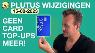 PLUTUS UPDATE - Geen card top-ups meer nodig (very nice) en meer
