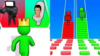 Giant Rush VS Bridge Race Max All Levels Gameplay Android,iOS NEW UPDATE