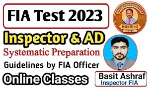 FIA Test 2023 | Online Preparation | Syllabus