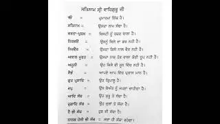 The Mool Mantar is the Sikh statement of belief