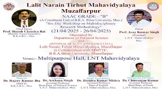 A Six-Day Workshop on Multidisciplinary Research Methodology 25/04/2025 (Day 05)