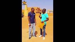 La rencontre avec l'international Moussa Maazou Ouwo