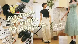vlog // fazendo a limpa no armário & provando compras da CIDER!