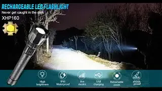 Garberiel XHP160 Led Rechargeable Flashlight 1152