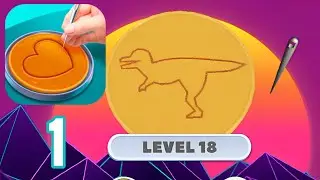 Dalgona Candy Cookie Games - Gameplay Walkthrough Part 1 - Level 1-20 (Android, iOS)