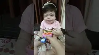 Aliza eating chocolate #No chocolate only halwa #Baby crying 😭
