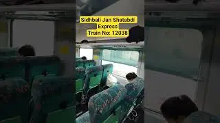 Sidhbali Jan Shadabdi Express, train 12038 DLI to Kotdwar  #12038 #shatabdi_express #shorts #travel