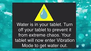 Toni Tablet Water Damage Screen