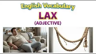 1530) Lax ... word meaning, synonym, antonym .... English vocabulary for SSC, CGL, CAT