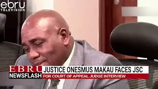 Justice Onesmus Makau Appears Before JSC for Court of Appeal Judge Interview. #ebrunews #news