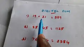 Digital sum method 