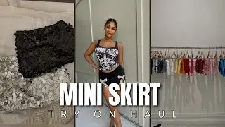 Примерка мини-юбок Shein | Размеры для невысоких и стройных женщин