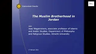 MEI-S 33: Dr. Joas Wagemakers, The Muslim Brotherhood in Jordan