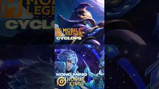 WHO'S YOUR BET? CYCLOPS OR KONG MING? #mobilelegends #honorofkings #cyclops #kongming