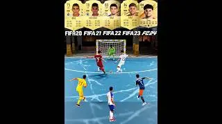 Luis Diaz Penalty Kicks Evolution In Volta Football Every FIFA&radic; From FIFA 20 - FC 24 #eafc25 #diaz