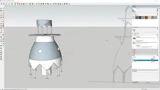 Fantasy Architecture in Sketchup-Elven Tower