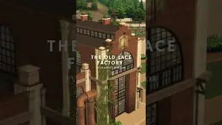 The old lace factory | industrial apartment and cafe #sims4 #thesims4 #simsbuilder #nocc #simsbuild