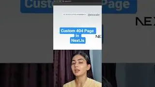 Create a Custom 404 Page in Next.js | Next.js Tutorial for Beginners | STM CODER 