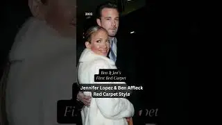 Jennifer Lopez and Ben Affleck 20 Years Of Red Carpet  Style #shorts #benaffleck #JLo #bennifer