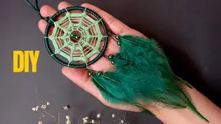 Simple DIY ProjectHandmade Dreamcatcher | Step by Step Dreamcatcher Making Guide | دریمکچر ساده