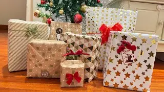 Last minute easy & quick Christmas 🎄 gift wrapping 🎁