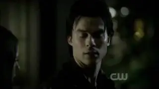 Damon kisses Elena - The Vampire Diaries Season 3 Episode 10 The New Deal - End Scene