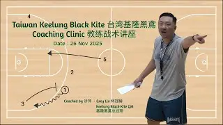 台湾基隆黑鳶教练战术讲座 Taiwan Keelung Black Kite Coaching Clinic