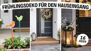 Frühlingsdeko für den Hauseingang: 16 Ideen, die sofort auffallen