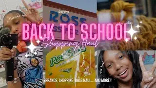 BACK TO SCHOOL | Errands, Last Minute Shopping, Five Below, Ross Haul.. And More! Freshman Year!!