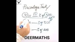 Percentage Fast #tricks #deermaths #live #viral #reels #shorts #ytshorts #trending #today