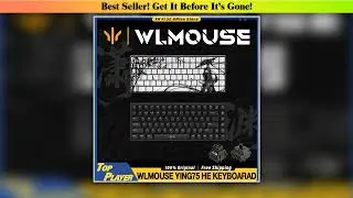 Hot Picks WLMOUSE Ying75 Shadow75 HE Gaming Keyboard Hall Effect Magnetic Switch 0005mm RT Accuracy