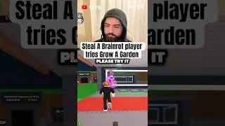 Steal A Brainrot Player Tries Grow A Garden