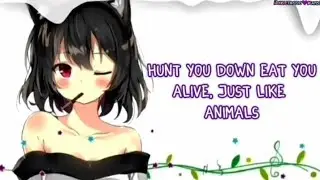 Nightcore - Animals - by Maroon 5 (lyrics)