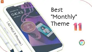 Best Theme of Month || Best Status Bar | MIUI 11