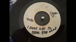 The Little Roy - Bongo Nyah \ The Crations - Bad Name 7'