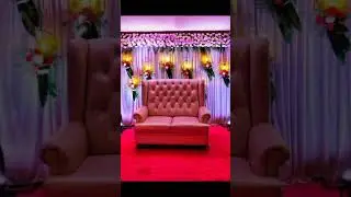 Ring💍exchange ceremony decoration idea#decorating #flowerdesign #ringexchange #engagement #lovers
