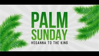 Palm Sunday: 